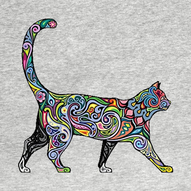 Trippy Cat by kasmarkdsg